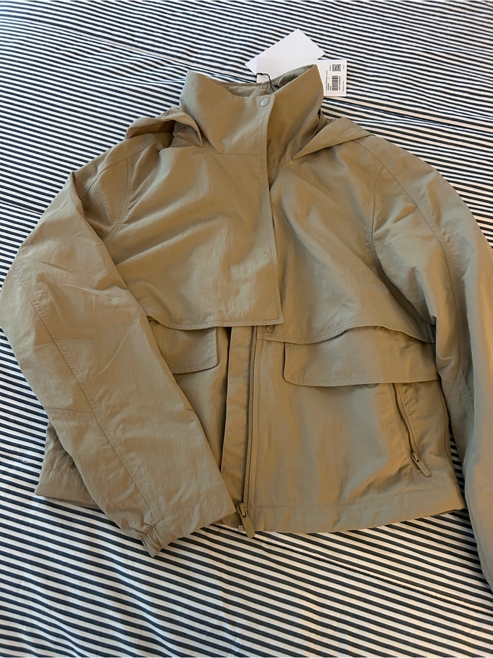 lululemon athletica Olive Utility Cropped Jacket